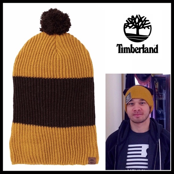 ❤️GIFT PERFECT❤️TIMBERLAND POM POM BEANIE KNIT HAT - Picture 2 of 7